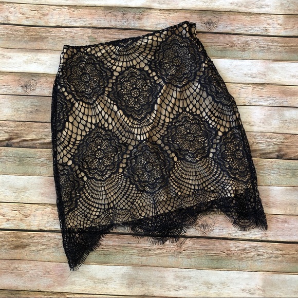 For Love & Lemons Grace Lace Skirt - Picture 2 of 5